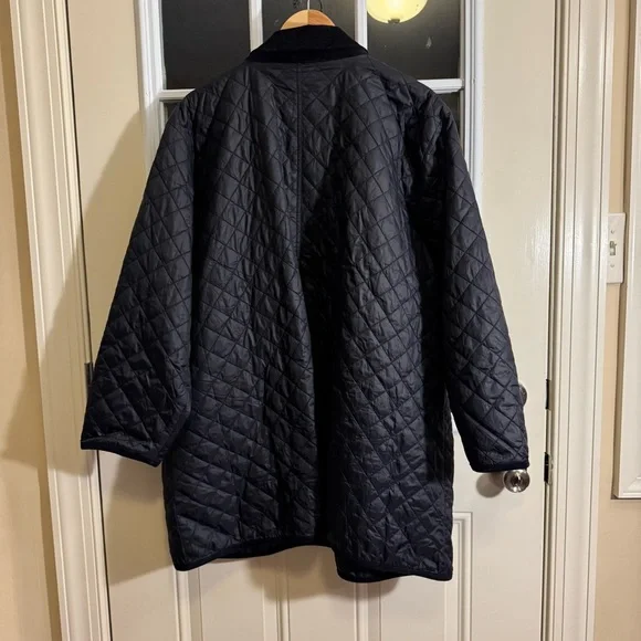 EILEEN FISHER Eggshell Recycled Nylon Coat XXL - Picture 10 of 15